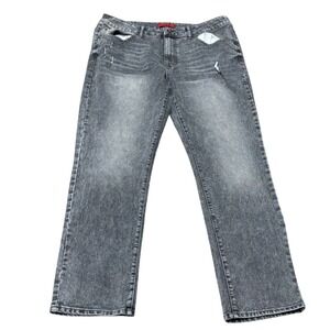 MBX Slim Fit Jeans Gray Wash‎ Men's 36x30 Denim Faded Grunge